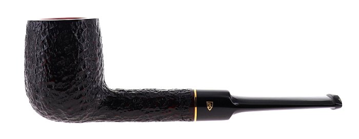 Pipa Savinelli Roma 114 KS rusticata marrone Capiente Billiard dritta, filtro 6mm