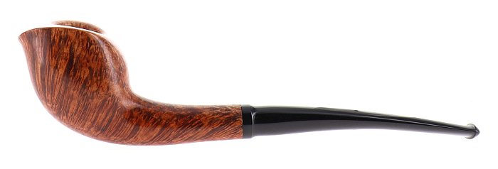 Pipa Castoldi liscia marrone shape freehand snail