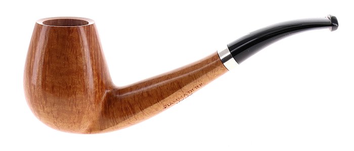 Pipa FIAMMA DI RE 2 CORONE ♛♛ liscia chiara shape half bent apple