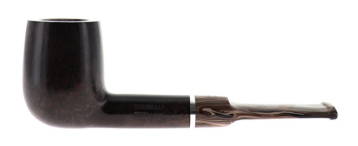 Pipa Savinelli Morellina 114 liscia marrone shape chubby billiard filtro 6mm