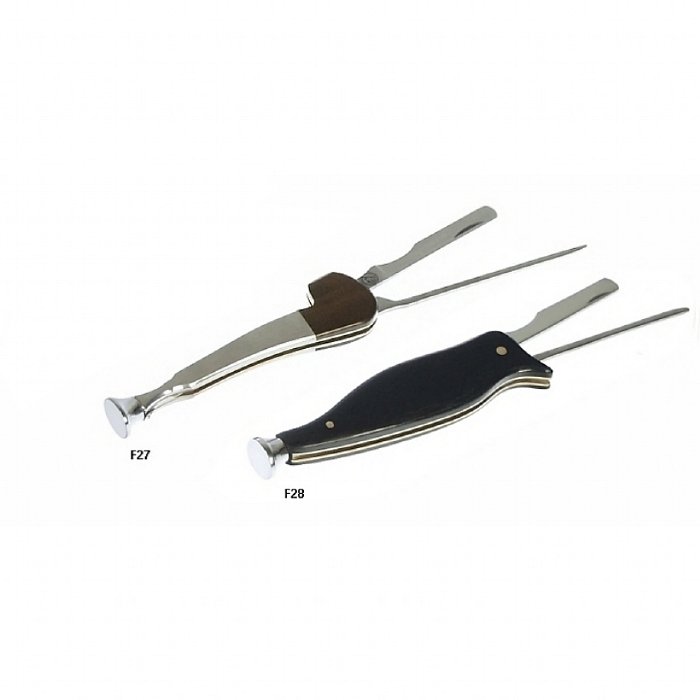 Lubinski - Curapipe Penguin Inox Rivestito in Palissandro