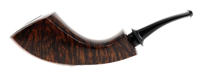 Pipa C-pipe GRUPPO 6 liscia marrone shape freehand panel oliphant