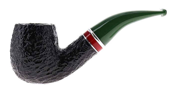 Pipa SAVINELLI St. Nicholas 2025 616 KS rusticata shape chubby bent - FIltro 6mm - Edizione Limitata