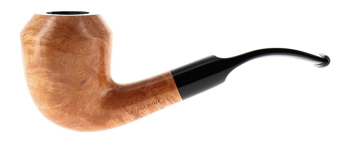 Pipa Mastro Geppetto by Ser Jacopo EXIMIA liscia chiara shape bent bulldog 9mm