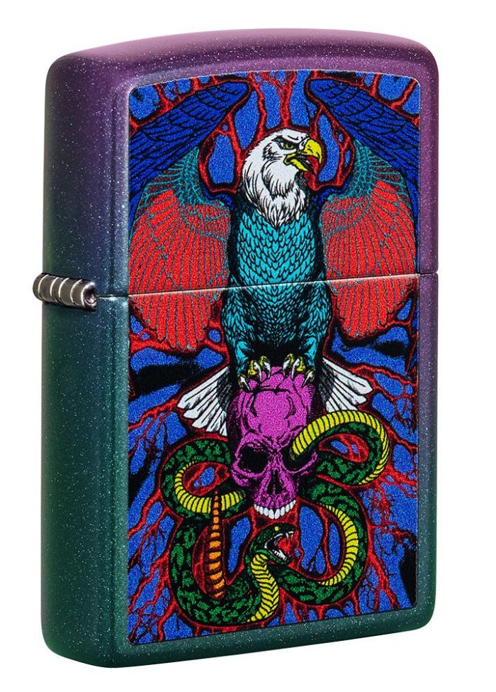 ZIPPO - Design Aquila, Serpente, Teschio