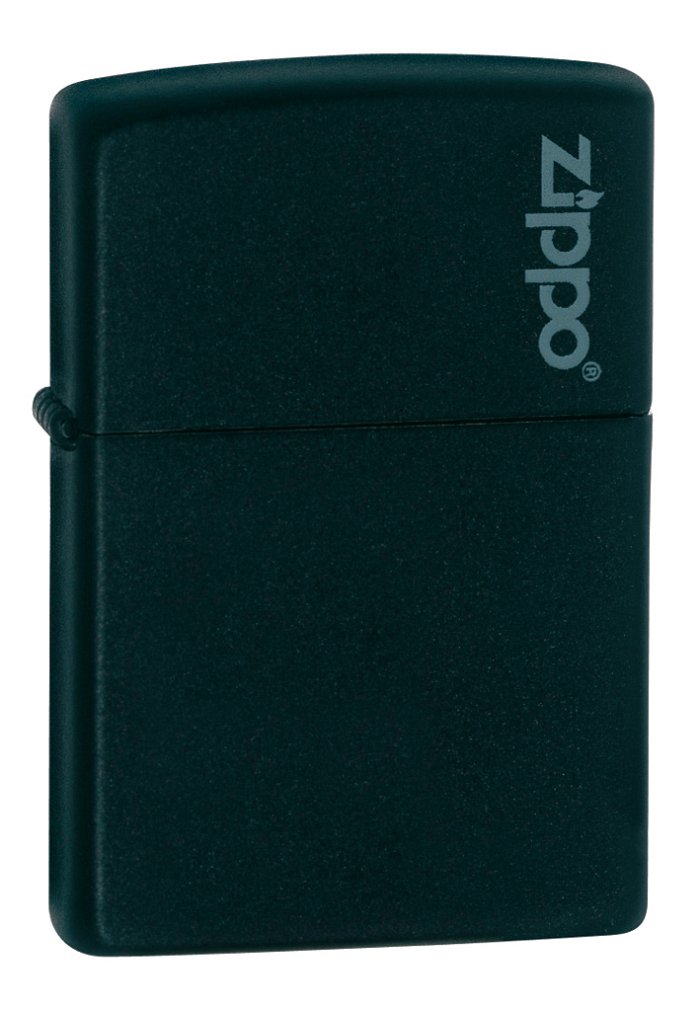 Zippo Nero Matte con Logo