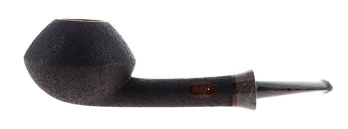 Pipa LEO Adelaide finissaggio rusticato nero "seta" shape rhodesian