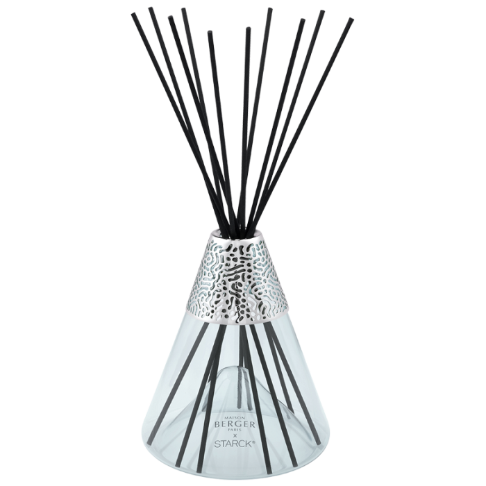 Maison Berger - Bouquet Profumato con bastoncini Collezione X STARCK 400 ml - Peau de Pierre - Grigia