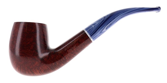 Pipa Savinelli - OCEANO 606 KS liscia bordeaux shape bent - Filtro 6mm