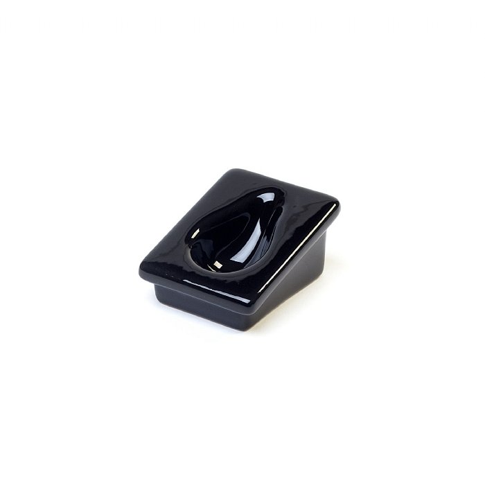 Savinelli - Portapipe SEDIA CERAMICA 1 posto in Ceramica Nera