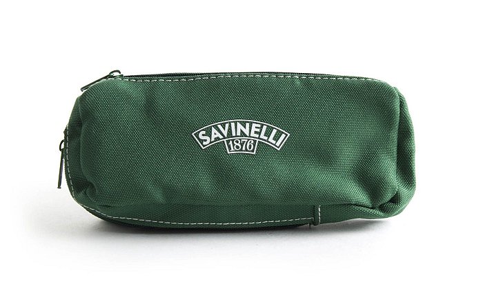 Savinelli - Pochette per 1 Pipa e Tabacco in Stoffa Verde