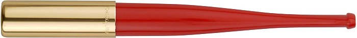 Denicotea - Bocchino Rosso Corallo e Oro con Filtro 9mm per Sigaretta