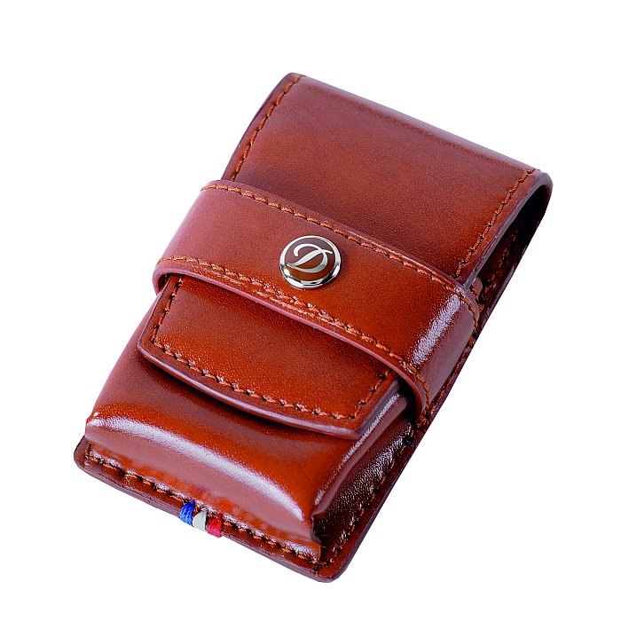 ST Dupont - Linea D - Fodero in Pelle Marrone