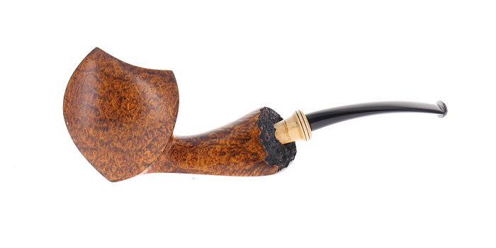 Pipa DUCA "DUCA" liscia marrone shape freehand