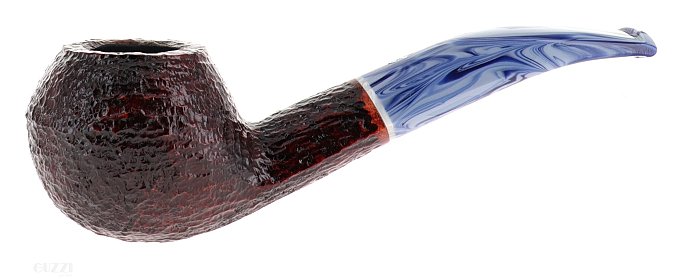 Pipa Savinelli - OCEANO 673 KS rusticata bordeaux shape bent rhodesian filtro 6mm