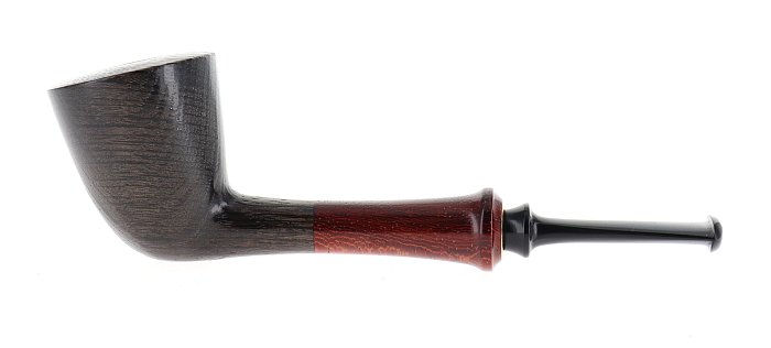 Pipa BRENTEGANI MORTA BOG OAK liscia shape canted dublin
