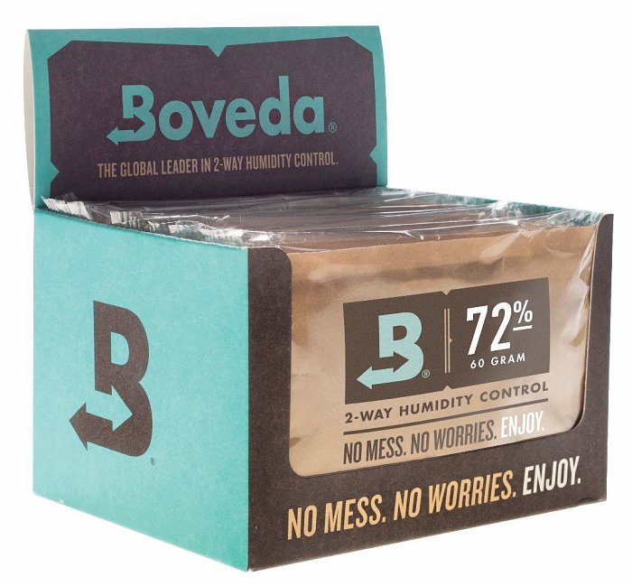 BOVEDA - Busta Umidificante da 60 grammi - Umidità 72% - PACK da 12