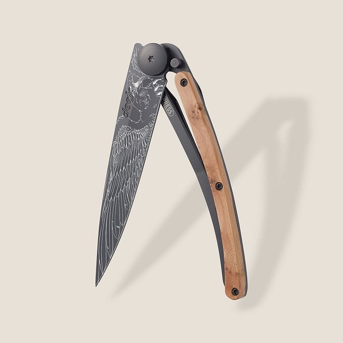 Deejo - Coltello 37G Aigle - Legno di Ginepro