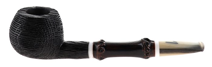Pipa Sesa *** Morta Bog Oak BAMBOO shape prince semicurva