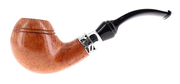 Pipa Mastro Geppetto by Ser Jacopo PIPA DELL' ANNO 2026 LISCIA 3 shape half bent apple