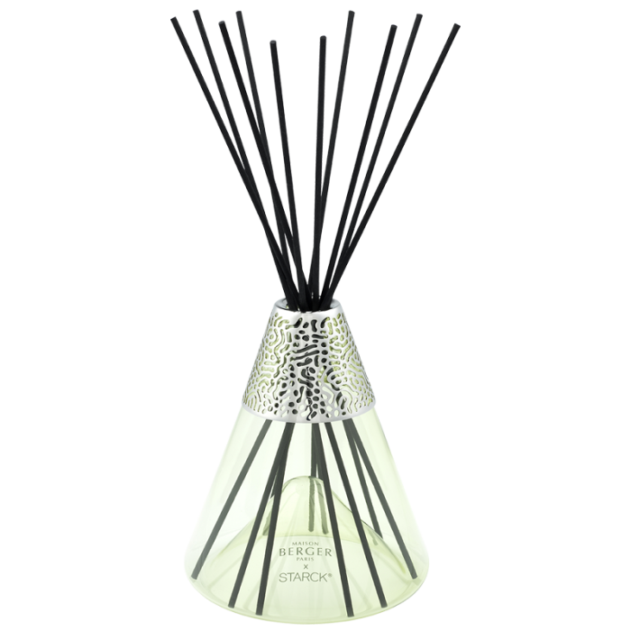 Maison Berger - Bouquet Profumato con bastoncini Collezione X STARCK 400 ml - Peau d'Ailleurs - Verde