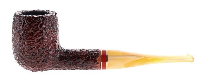Pipa SAVINELLI St. Nicholas 2024 106 rusticata shape billiard - FIltro 6mm - Edizione Limitata