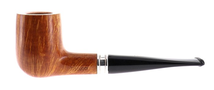Pipa Pascucci PII liscia chiara shape stand up billiard vera in argento