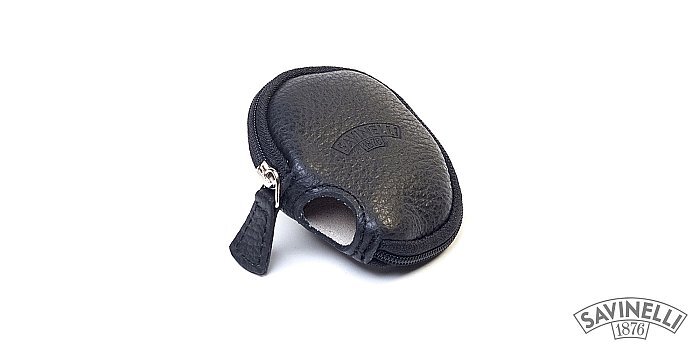Savinelli - Astuccio per Fornello Pipa in Pelle NERA