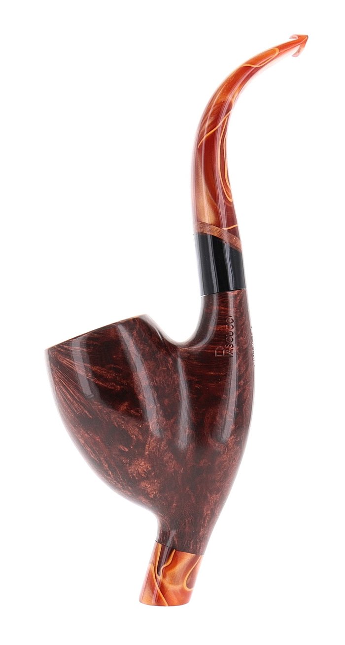 Pipa Pascucci PEZZO UNICO liscia marrone shape stand up cavalier
