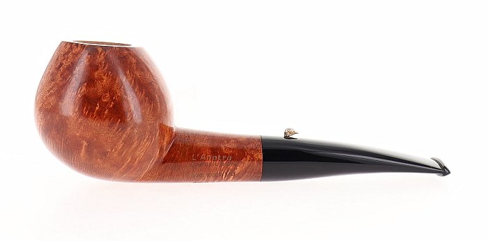 Pipa L'Anatra dalle Uova d'Oro VENTURA GIGANTE liscia marrone shape magnum brandy author semicurva