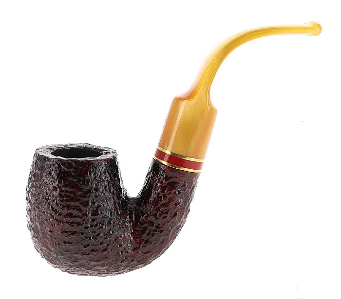 Pipa SAVINELLI St. Nicholas 2024 614 rusticata shape hungarian oom paul - FIltro 6mm - Edizione Limitata