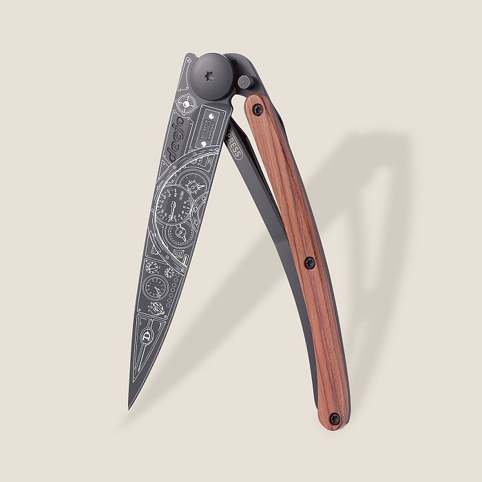 Deejo - Coltello 37G Cadrans - Legno di corallo