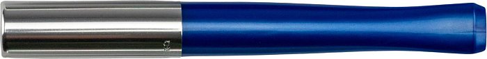 Denicotea - Bocchino Blu Scuro Perlato e Argento con Filtro 9mm per Sigaretta