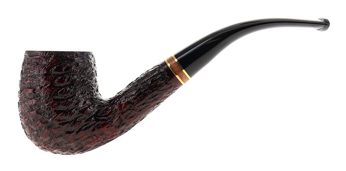 Pipa Savinelli Porto Cervo PORTO CERVO 606 KS rusticata shape bent billiard 6mm