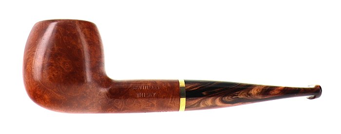 Pipa Savinelli Whisky 207 chiara liscia, shape Apple dritta, filtro 6mm