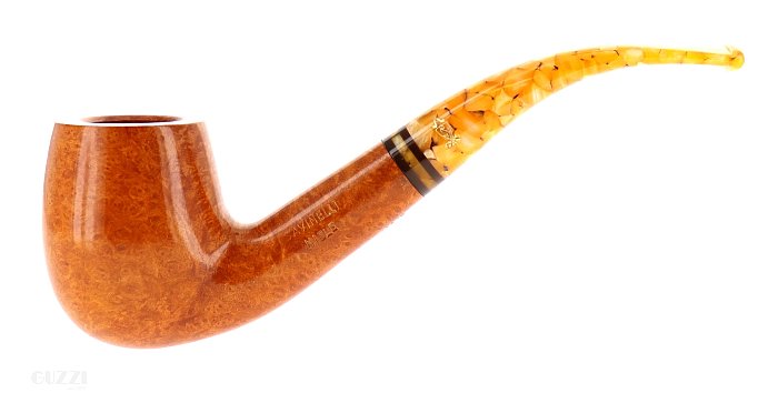 Pipa Savinelli Miele 606 KS chiara liscia shape bent filtro 6mm