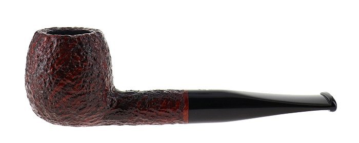 Pipa Savinelli Kit Prima Pipa One 207, rusticata marrone scuro, shape apple, filtro 9mm