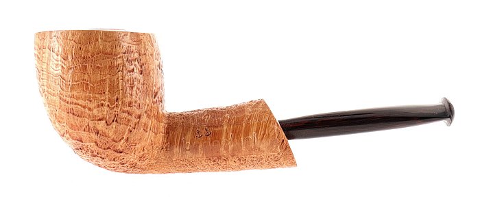 Pipa BACIGALUPI 2 ANCORA sabbiata chiara shape freehand foratura centrale