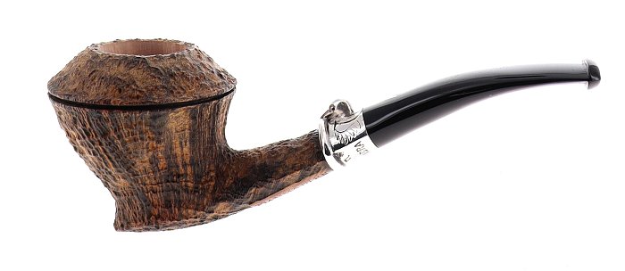 Pipa FIAMMA DI RE 1 NOTA ♪ LA GAZZA LADRA sabbiata contrast shape freehand rhodesian