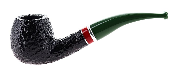 Pipa SAVINELLI St. Nicholas 2025 626 rusticata shape half bent apple - FIltro 6mm - Edizione Limitata