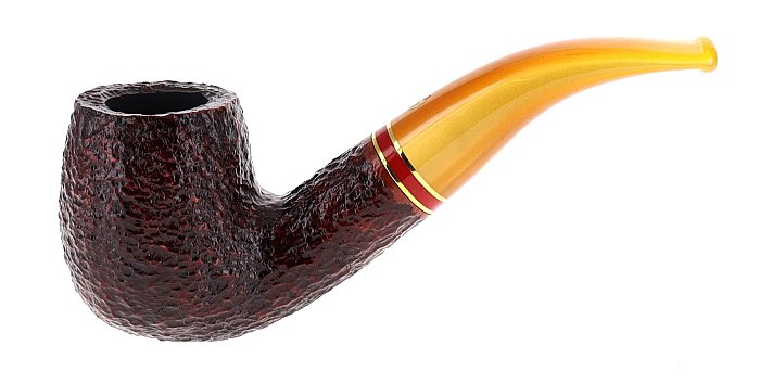 Pipa SAVINELLI St. Nicholas 2024 616 KS rusticata shape chubby bent - FIltro 9mm - Edizione Limitata