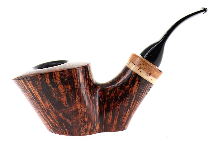 Pipa WINSLOW GRADO D liscia marrone shape magnum stand up cherrywood poker