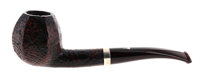 Pipa Mastro Geppetto by Ser Jacopo SABBIATO shape panel apple semicurva vera in argento