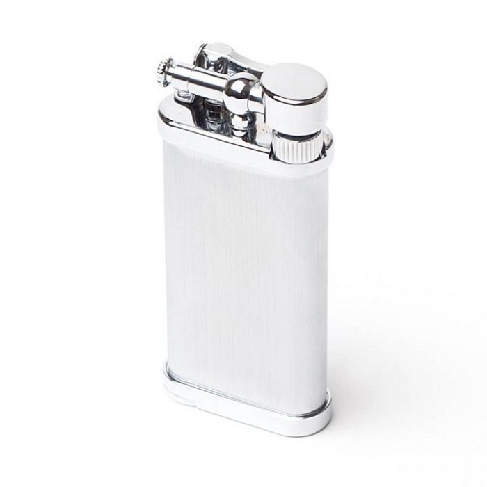 Corona Japan - OLD BOY Accendino Pipa Cromato Satinato