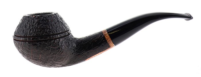 Pipa Il Ceppo GRUPPO 1 sabbiata marrone shape half bent rhodesian 9mm
