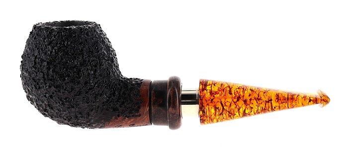 Pipa Ser Jacopo dalla Gemma R1 DELECTA B rusticata scura shape apple