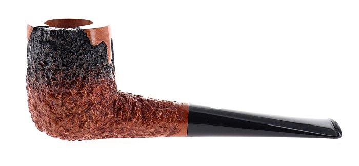 Pipa Castello 100° ANNIVERSARIO TABACCHERIA GUZZI Moccolo di candela rusticata fumè shape stand up  billiard Edizione Limitata Numerata N° 20/29