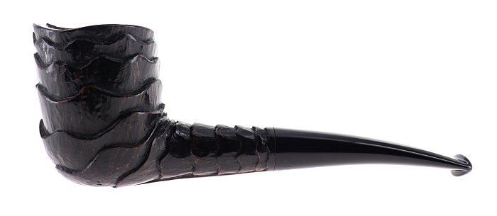 Pipa Castello LE DUNE  finissaggio dedicato shape fancy billiard semicurva