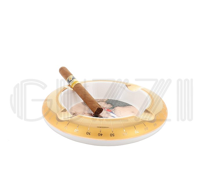 Siglo - Posacenere Sigaro in Ceramica "Cuba Navigation Round"