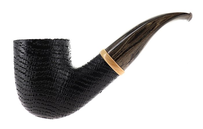Pipa Sesa *** Morta Bog Oak shape chubby bent billiard